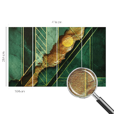 Stenska dekoracija fototapeta z motivom geometrijske napetosti