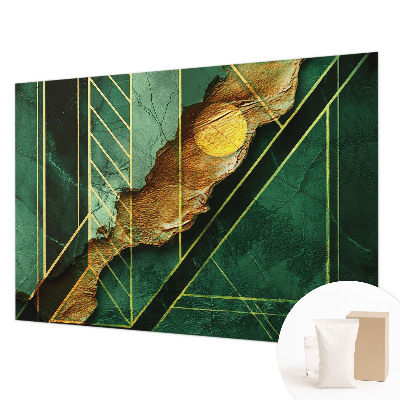 Stenska dekoracija fototapeta z motivom geometrijske napetosti