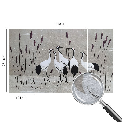 Fototapeta s tiskom Jata žerjavov