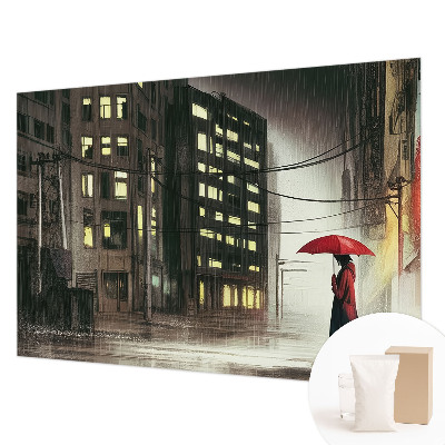 Fototapeta Deževno mesto