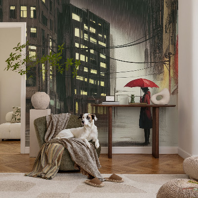 Fototapeta Deževno mesto