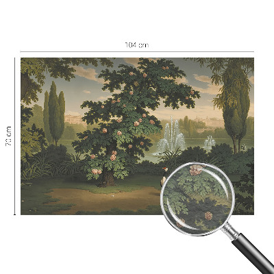 Tiskana fototapeta flis Naravni vrt