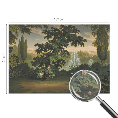 Tiskana fototapeta flis Naravni vrt