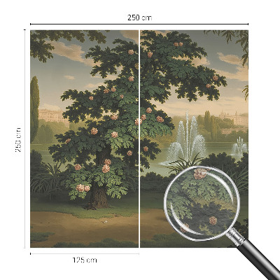 Tiskana fototapeta flis Naravni vrt