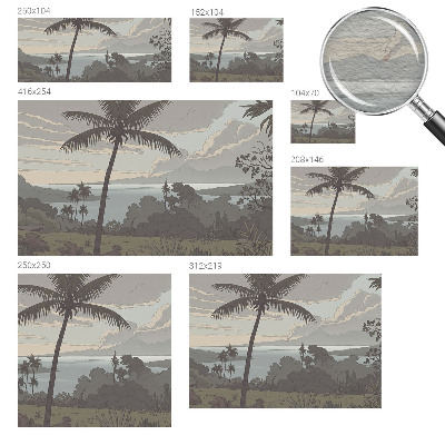 Foto tapeta Eksotična pokrajina