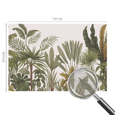 Stenska fototapeta flis Eksotični listi