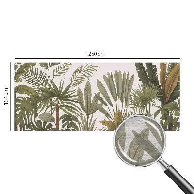 Stenska fototapeta flis Eksotični listi