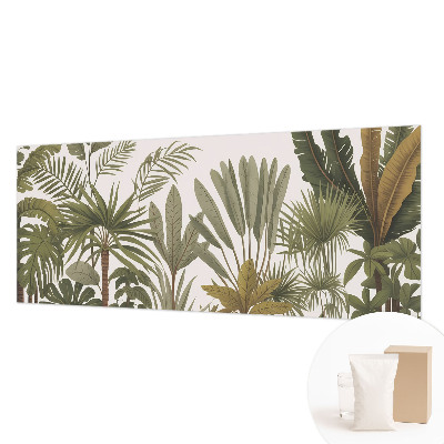 Stenska fototapeta flis Eksotični listi