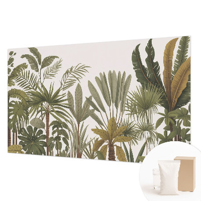 Stenska fototapeta flis Eksotični listi