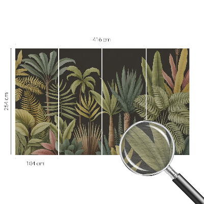 Fototapeta za spalnico Tropska džungla