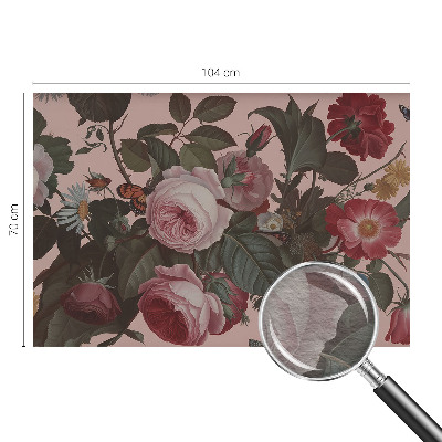 Flis fototapeta za otroško sobo Cvetlična eleganca