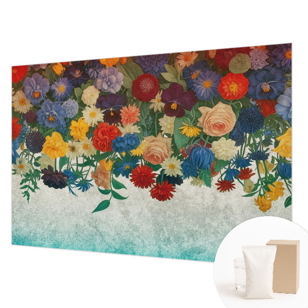 Dekorativna fototapeta Barvite rože