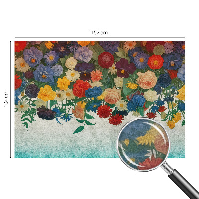 Dekorativna fototapeta Barvite rože