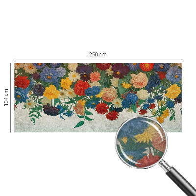 Dekorativna fototapeta Barvite rože