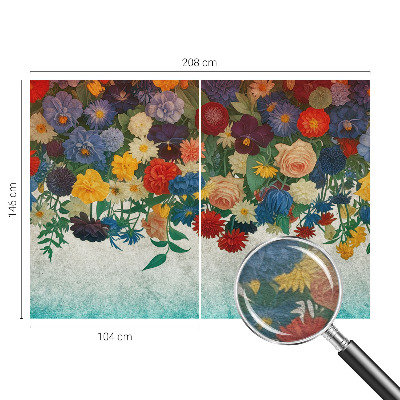 Dekorativna fototapeta Barvite rože