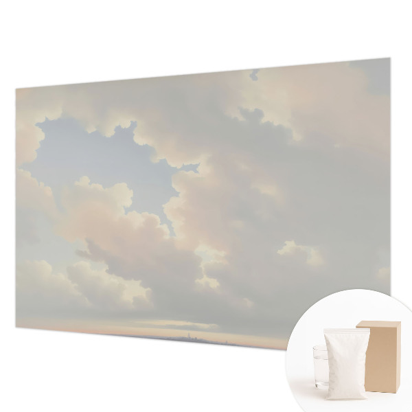 Stenska dekoracija fototapeta s pastelno nebo