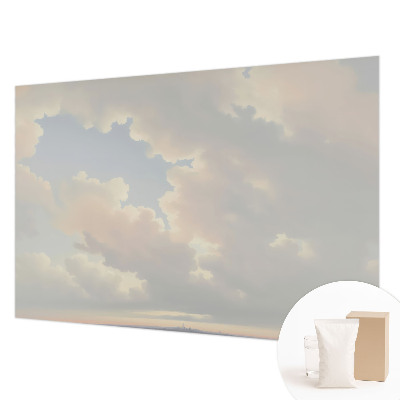 Stenska dekoracija fototapeta s pastelno nebo