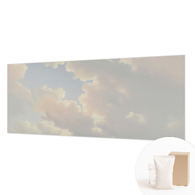 Stenska dekoracija fototapeta s pastelno nebo