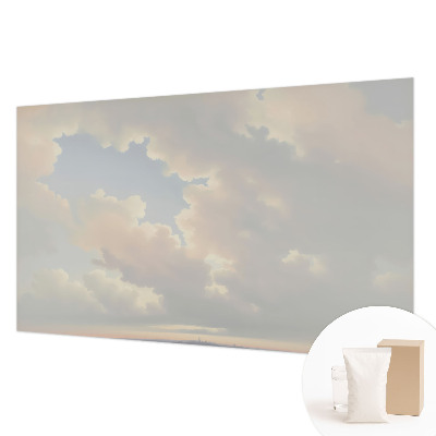 Stenska dekoracija fototapeta s pastelno nebo