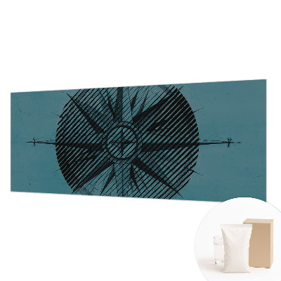 Flis fototapeta Pomorski kompas