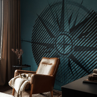 Flis fototapeta Pomorski kompas