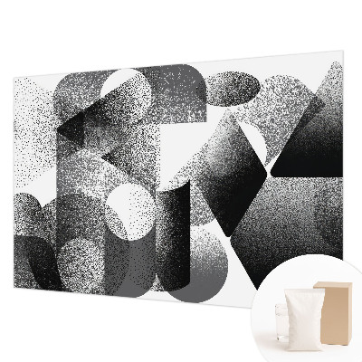 Stenska fototapeta flis z geometrijskim vzorcem