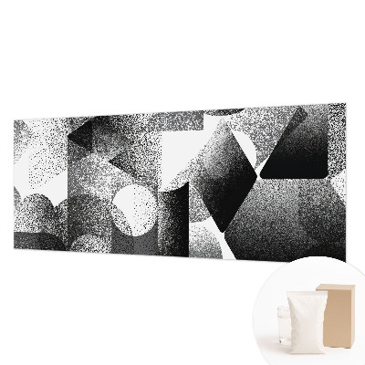 Stenska fototapeta flis z geometrijskim vzorcem