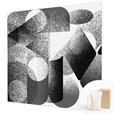 Stenska fototapeta flis z geometrijskim vzorcem