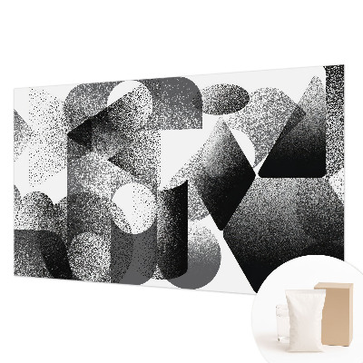 Stenska fototapeta flis z geometrijskim vzorcem