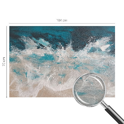 Tiskana fototapeta flis z motivom oceanskih valov
