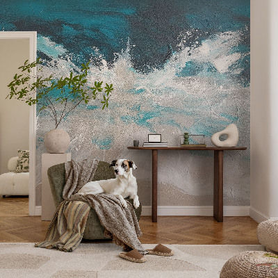 Tiskana fototapeta flis z motivom oceanskih valov