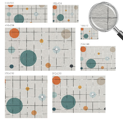 Fototapeta za steno Barvni krogi