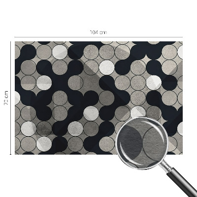 Fototapeta po meri s motivom geometrijskih krogov