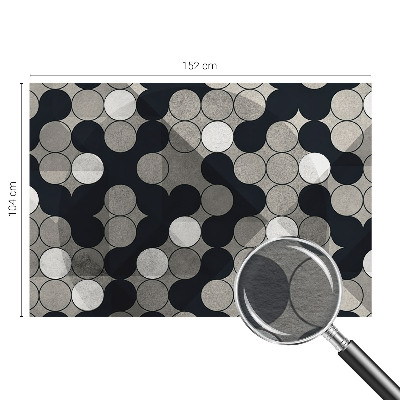 Fototapeta po meri s motivom geometrijskih krogov