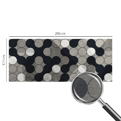 Fototapeta po meri s motivom geometrijskih krogov