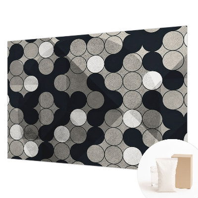 Fototapeta po meri s motivom geometrijskih krogov