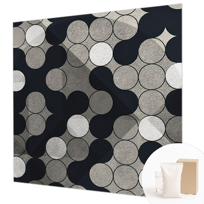 Fototapeta po meri s motivom geometrijskih krogov