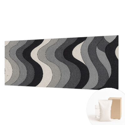 Fototapeta za dnevno sobo Sivi valovi