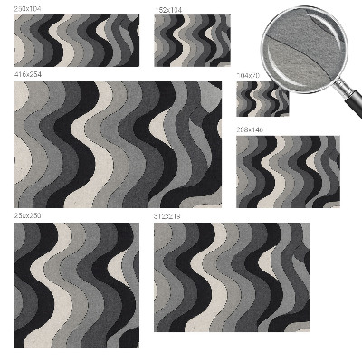 Fototapeta za dnevno sobo Sivi valovi