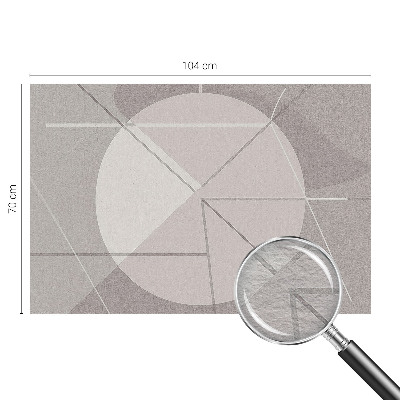 Fototapeta za spalnico z abstraktno geometrijo