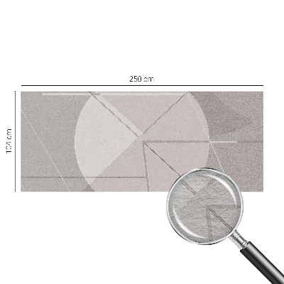 Fototapeta za spalnico z abstraktno geometrijo