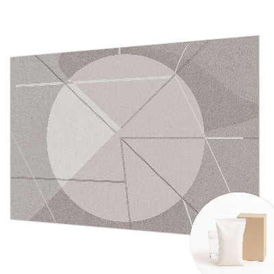 Fototapeta za spalnico z abstraktno geometrijo