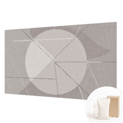 Fototapeta za spalnico z abstraktno geometrijo