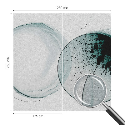 Dekorativna fototapeta Zeleni krogi