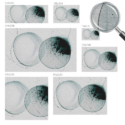 Dekorativna fototapeta Zeleni krogi