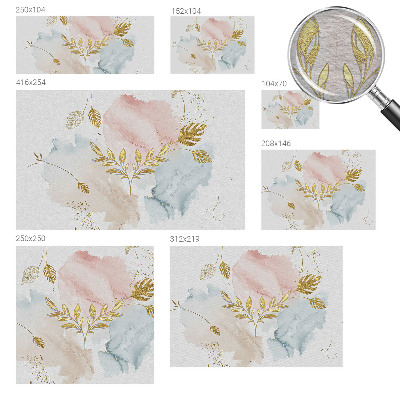 Stenska dekoracija fototapeta Botanični čar