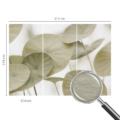 Stenska fototapeta flis z naravno eleganco v dizajnu