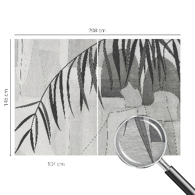 Flis fototapeta z motivom abstraktne palme