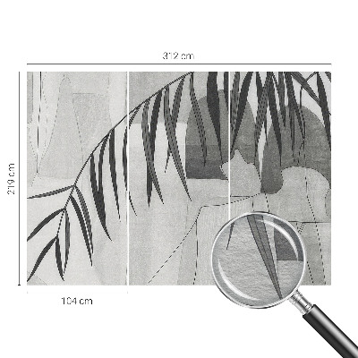 Flis fototapeta z motivom abstraktne palme