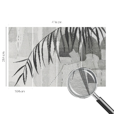Flis fototapeta z motivom abstraktne palme